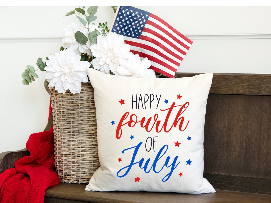 4th of July Pillow Cover, Fourth of July Pillow Cover, 4th of July Home