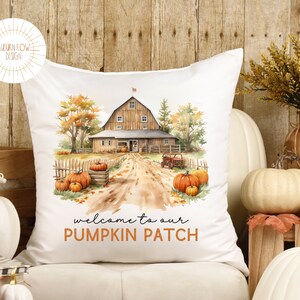 Pumpkin Pillow Cover, Pumpkin Pillows, Fall Pillow Covers, Fall Pillows, Fall Home Decor, Fall Decor, Autumn Decor, Pumpkin Patch Pillows