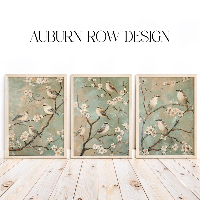 Sage Green Chinoiserie Art Print