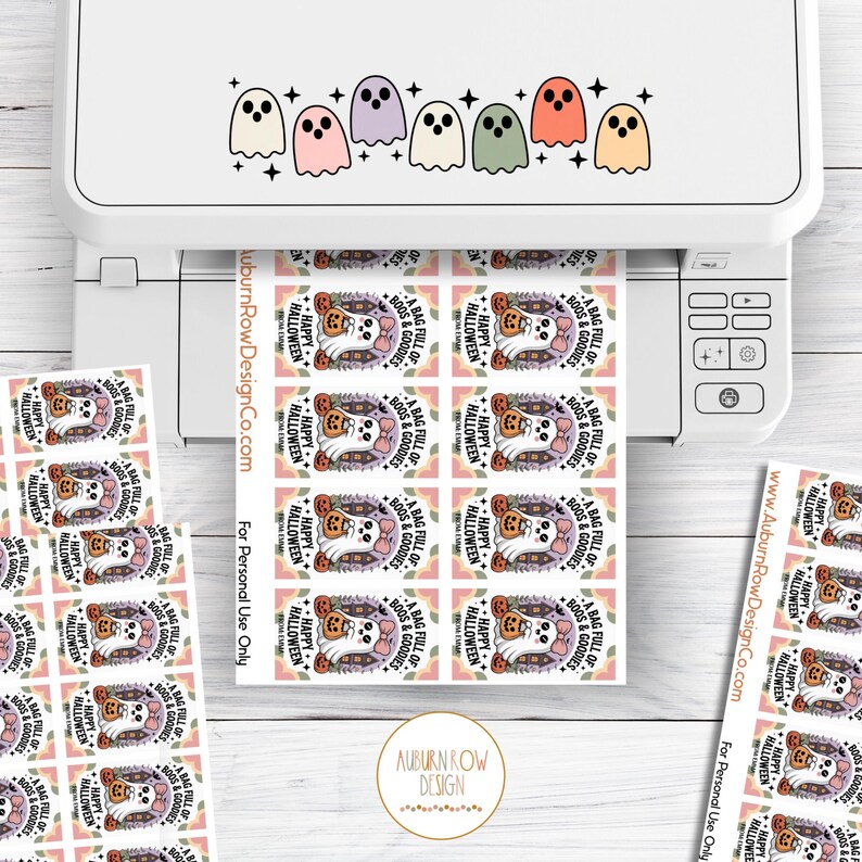 Printable Boo Bag Tags