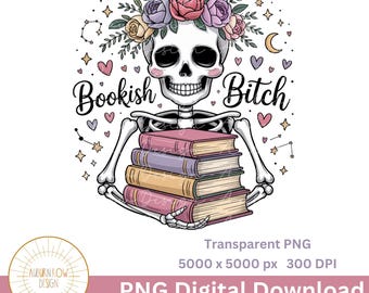 Romantasy Clipart, Fantasy Book Clipart, Romantasy PNG, Romantasy Sublimation File, Bookish PNG, Bookish Clipart, Reading Clipart