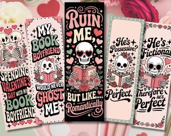 Valentines Day Bookmarks, Smut Bookmarks, Romance Bookmarks, Dark Romance Bookmarks