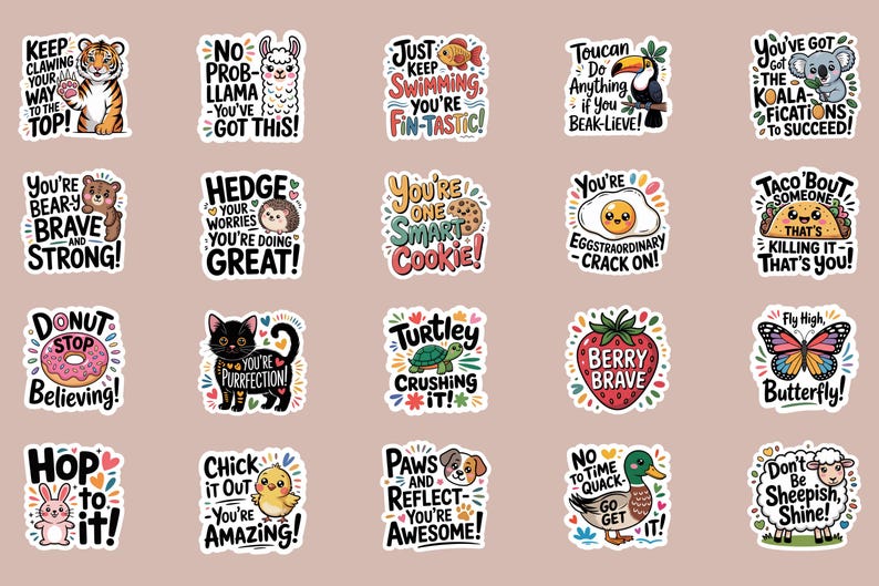 Kids Positivity Reward Stickers