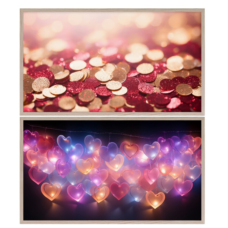 Valentine's Day Frame TV Art, Valentine's Frame TV Art, Samsung Frame