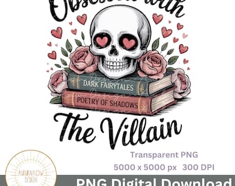 Smut Reader Clipart, Smut Reader PNG, Enemies to Lovers, Obessed with the Villain, Morally Grey Clipart, Morally Grey PNG, Romantasy Clipart