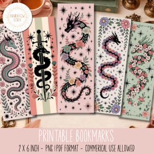Printable Romantasy Bookmarks
