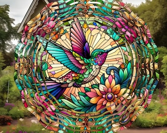 Kolibri Wind Spinner PNG, Kolibri Wind Spinner Sublimationsdesign, Kolibri Wind Spinner, Wind Spinner PNG, Wind Spinner Designs
