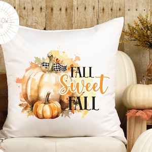 Pumpkin Pillow Cover, Pumpkin Pillows, Fall Pillow Covers, Fall Pillows, Fall Home Decor, Fall Decor, Autumn Decor, Fall Sweet Fall Pillows