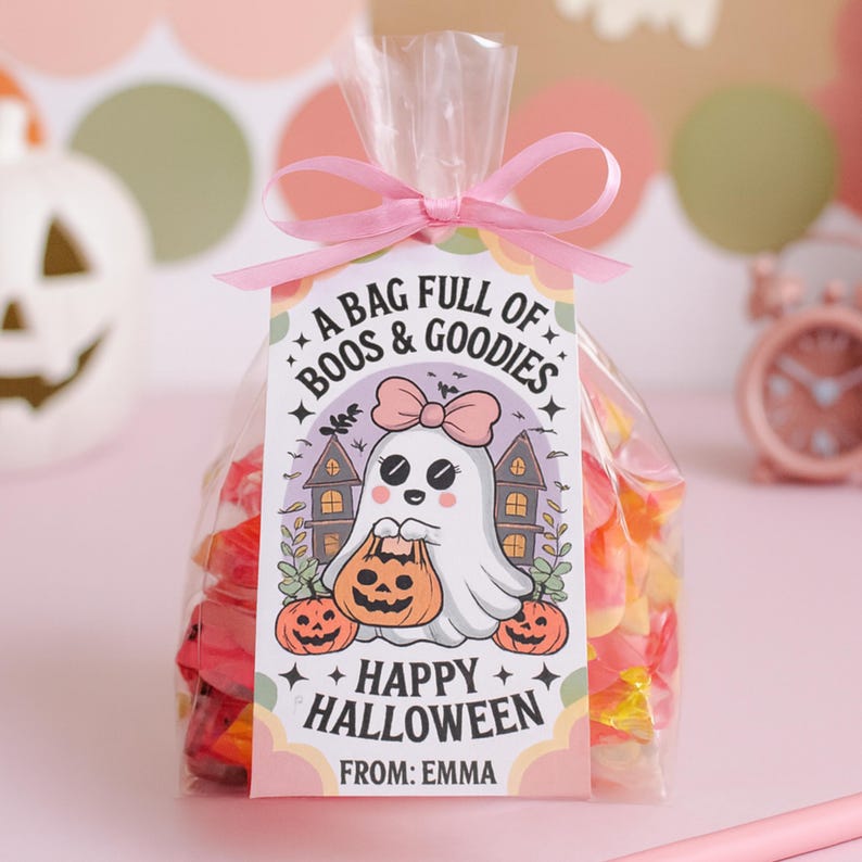 Printable Boo Bag Tags