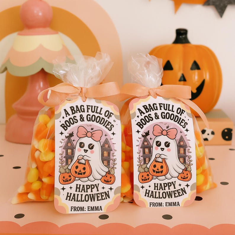 Printable Boo Bag Tags