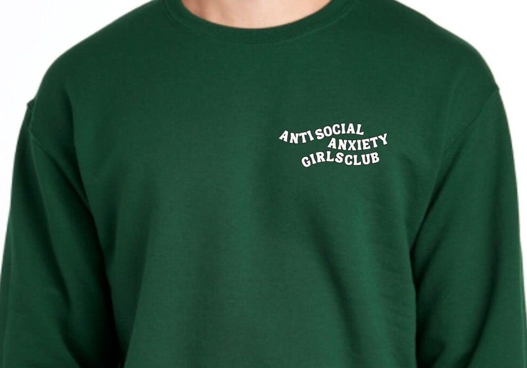 Grindstore Badge Social Anxiety Club - Lilas 3.1x3.1 Cm - Métal