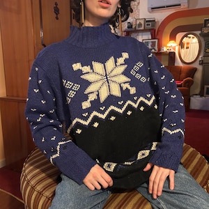 80〜90s lands end cotton sweater Vintage 80'S-90'S Lands' End cotton knit sweater made in the