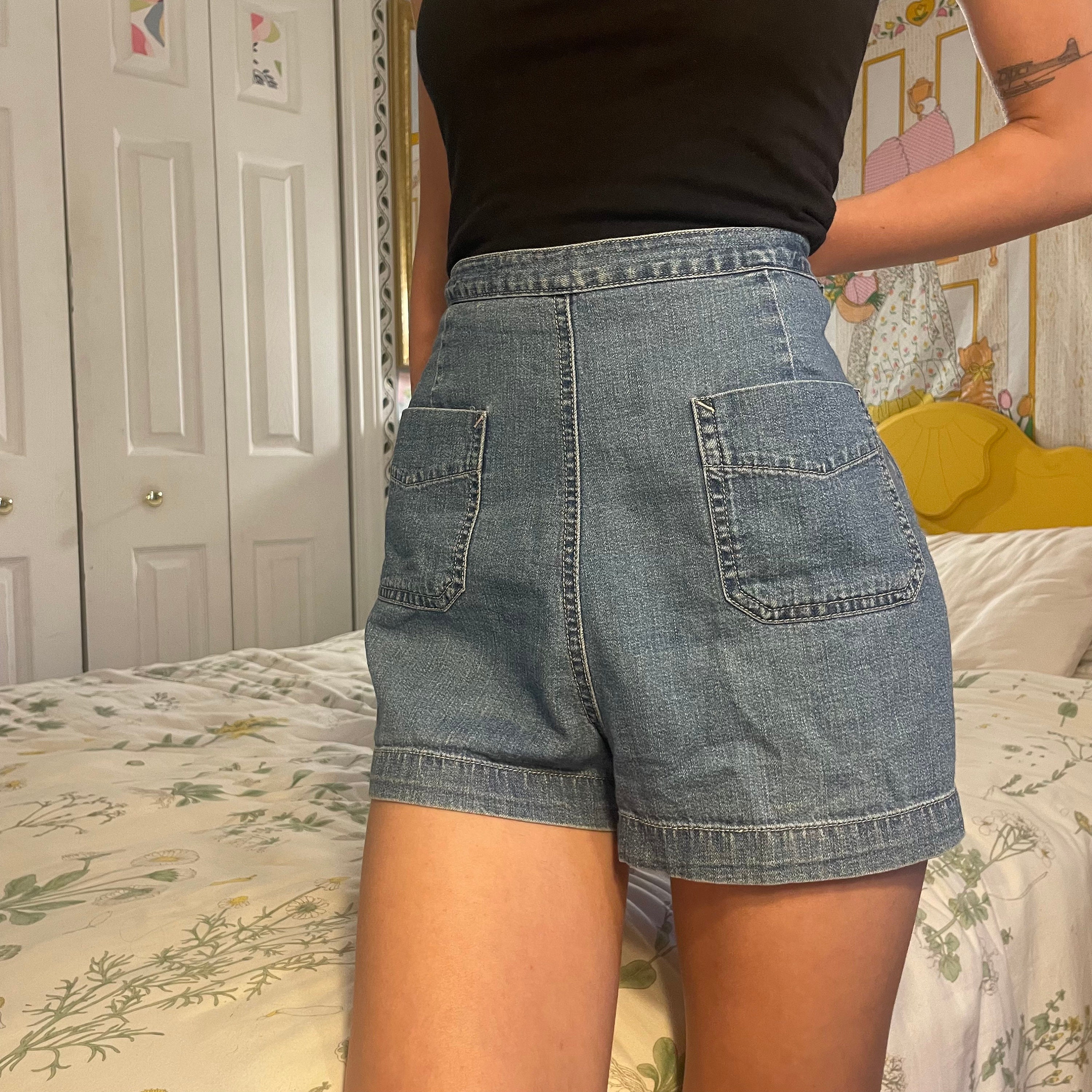 Denim Hot Pants Etsy Canada