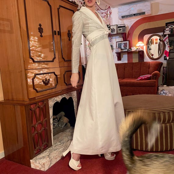 Abito Lungo Elegante Giacca Stile Impero Abito Lungo Musani