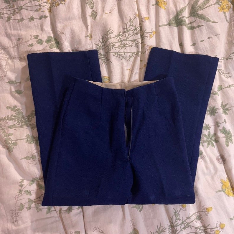 XXS 70s Tunic Vest and Flare High Waisted Pants Etsy