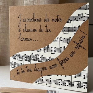 Carte sur le chagrin, carte de deuil, carte de consolation.