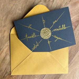 Carte d'amitié personnalisable, Carte Compliment, Carte reconnaissance, Carte remerciement. image 6