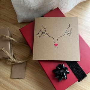 Carte de Noël, Carte Joyeux Noël. afbeelding 3