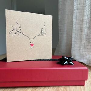 Carte de Noël, Carte Joyeux Noël. afbeelding 2