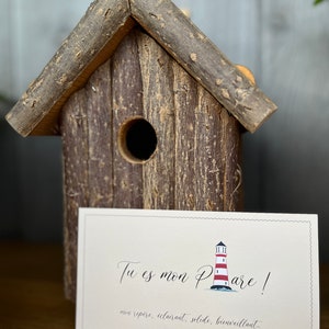 Carte d'amour, Carte de reconnaissance, Carte Tu es mon phare. image 3