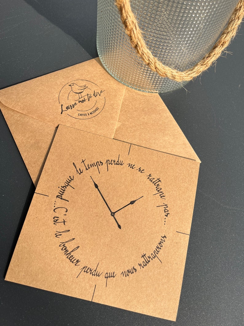 Carte sur le bonheur, carte sur l'avenir, carte d'amour. image 3