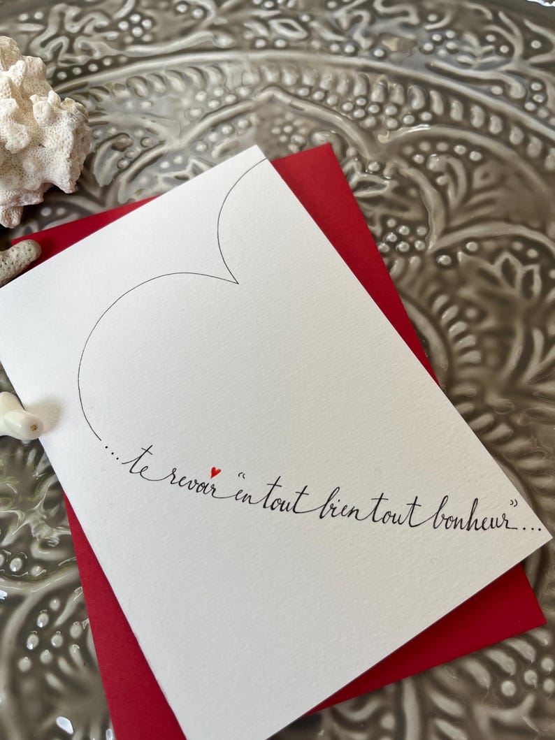Carte d'amour, carte pour donner un rendez-vous, carte déclaration d'amour. image 4