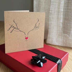 Carte de Noël, Carte Joyeux Noël. afbeelding 5