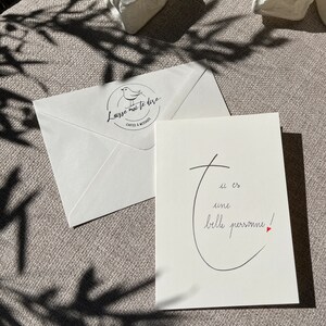 Carta d'amore, carta di amicizia, carta di riconoscimento. immagine 5