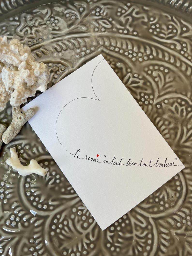 Carte d'amour, carte pour donner un rendez-vous, carte déclaration d'amour. image 8