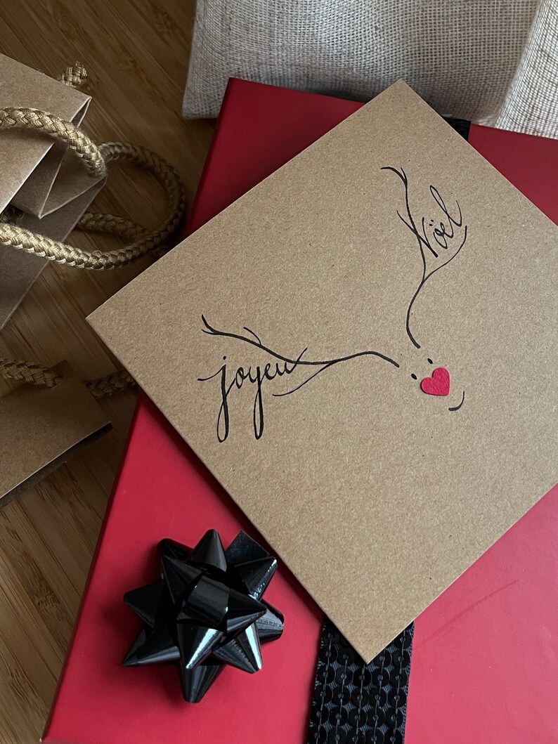 Carte de Noël, Carte Joyeux Noël. afbeelding 6