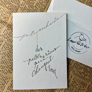 Carte de vœux, carte de Noël, carte de fêtes, carte de bienveillance, carte pensée positive. image 8
