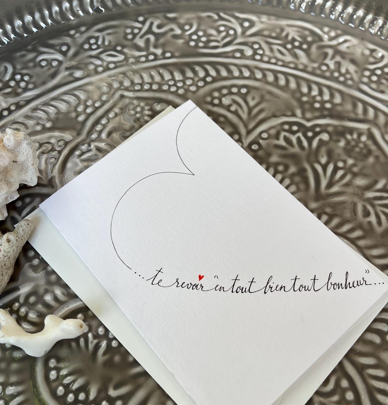 Carte d'amour, carte pour donner un rendez-vous, carte déclaration d'amour. image 9