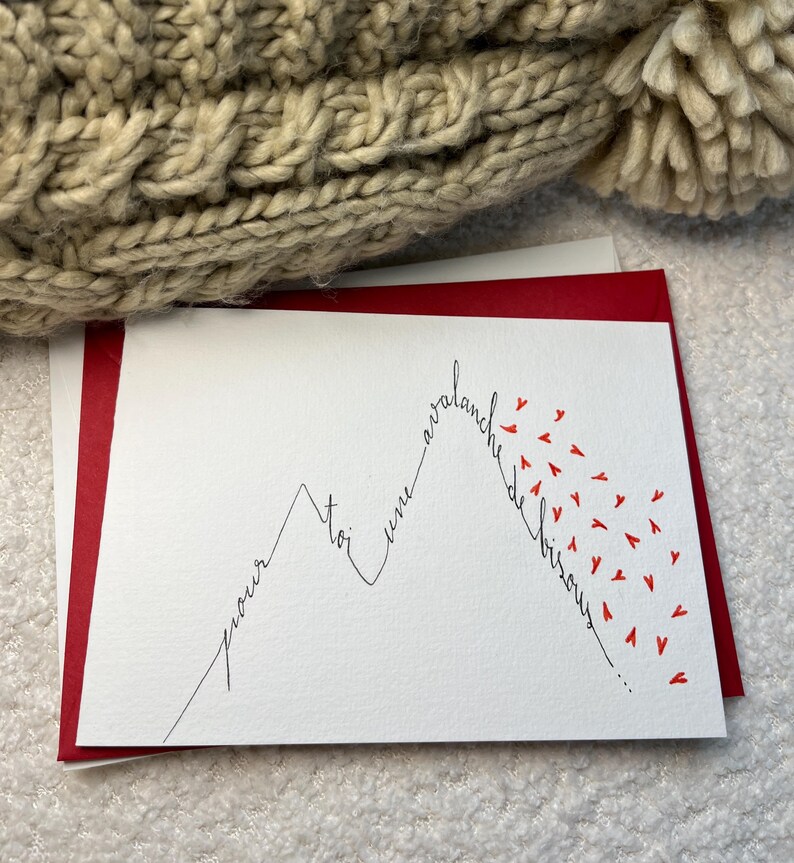 Carte d'amour, carte d'amitié, carte tendresse, carte humoristique. image 4