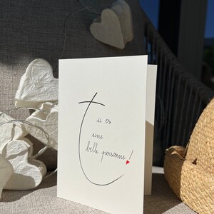 Carta d'amore, carta di amicizia, carta di riconoscimento. immagine 2