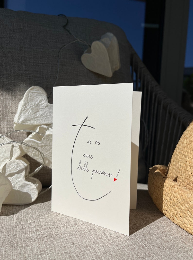 Carta d'amore, carta di amicizia, carta di riconoscimento. immagine 2