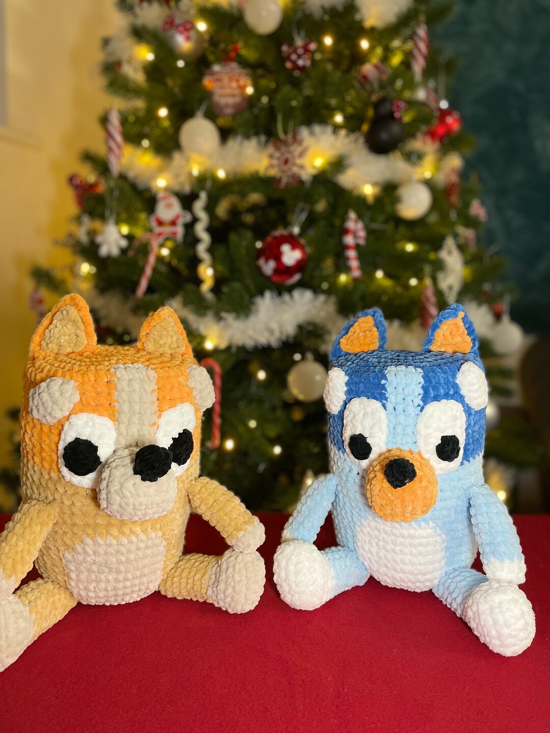 Crochet Bluey Teddy/bingo Teddy Etsy