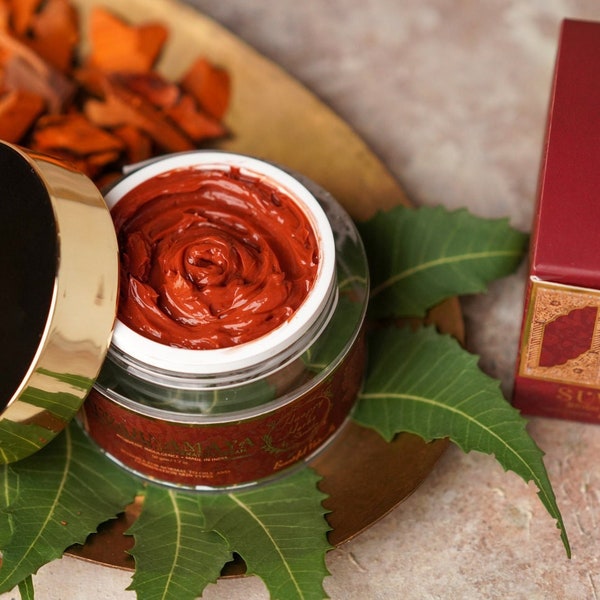 Red Sandalwood Day and Night Cream, Suvarnamaya Face Cream, Moisturizer, 100% Organic Face Cream