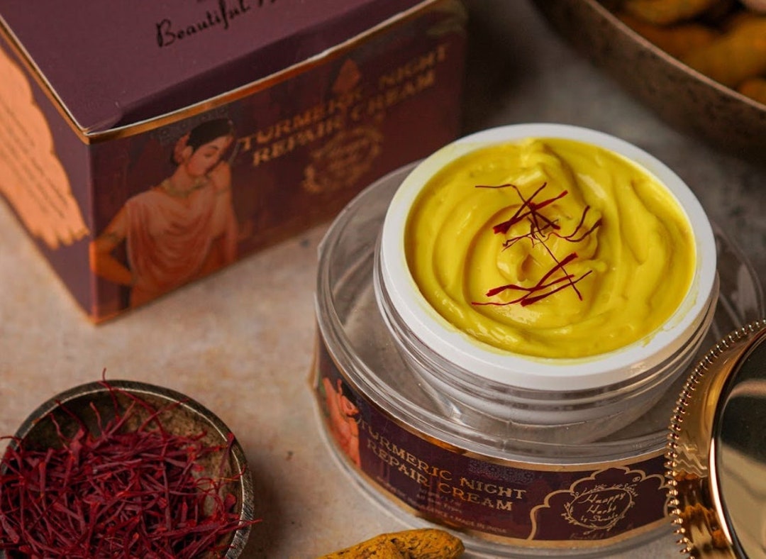 Turmeric Night Repair Cream Anti Aging All Natural 100 Etsy