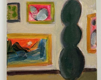 Gallery Wall – Acrylic on Canvas (8" x 10")