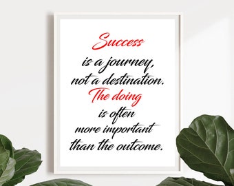 Inspired Motivation Quotation Enjoy Journey Not Stock Photo 1271967061