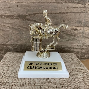 Barrel Racing Trophy, Not My First Rodeo Trophy