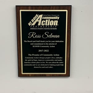Formal Corporate Plaques , Team Plaques, MVP Award, Personalized Award, Employee Award, Appreciation Award, Recognition Award,Multiple Sizes