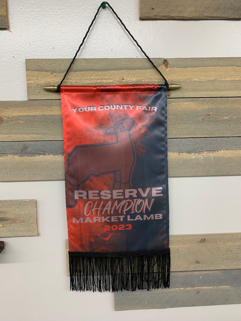Champion Livestock Banners Etsy