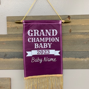 Grand Champion Baby Banner