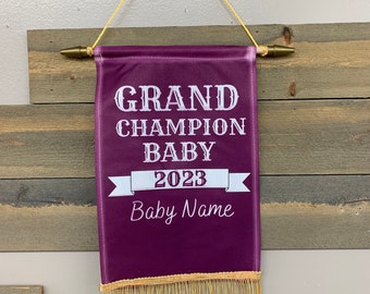 Grand Champion Baby Banner