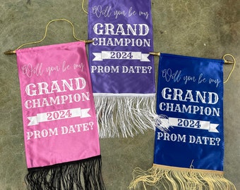 Grand Champion Stock Show Prom Date Banner