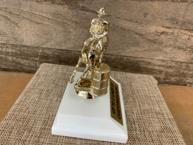 Barrel Racing Trophy, Not My First Rodeo Trophy - Etsy