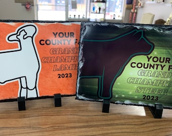 Stone Livestock Award, County Fair Award, Custom Livestock Award