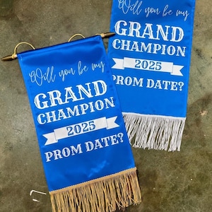 Grand Champion Stock Show Prom Date Banner, Livestock Prom Date, Grand Prom Date