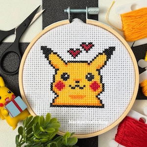 Beginner Gamer Cross Stitch Pattern - Instant Download PDF - Beginner Cross Stitch, Video Game Cross Stitch, Cute Cross Stitch